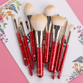 New 10 Christmas Red Makeup Brush